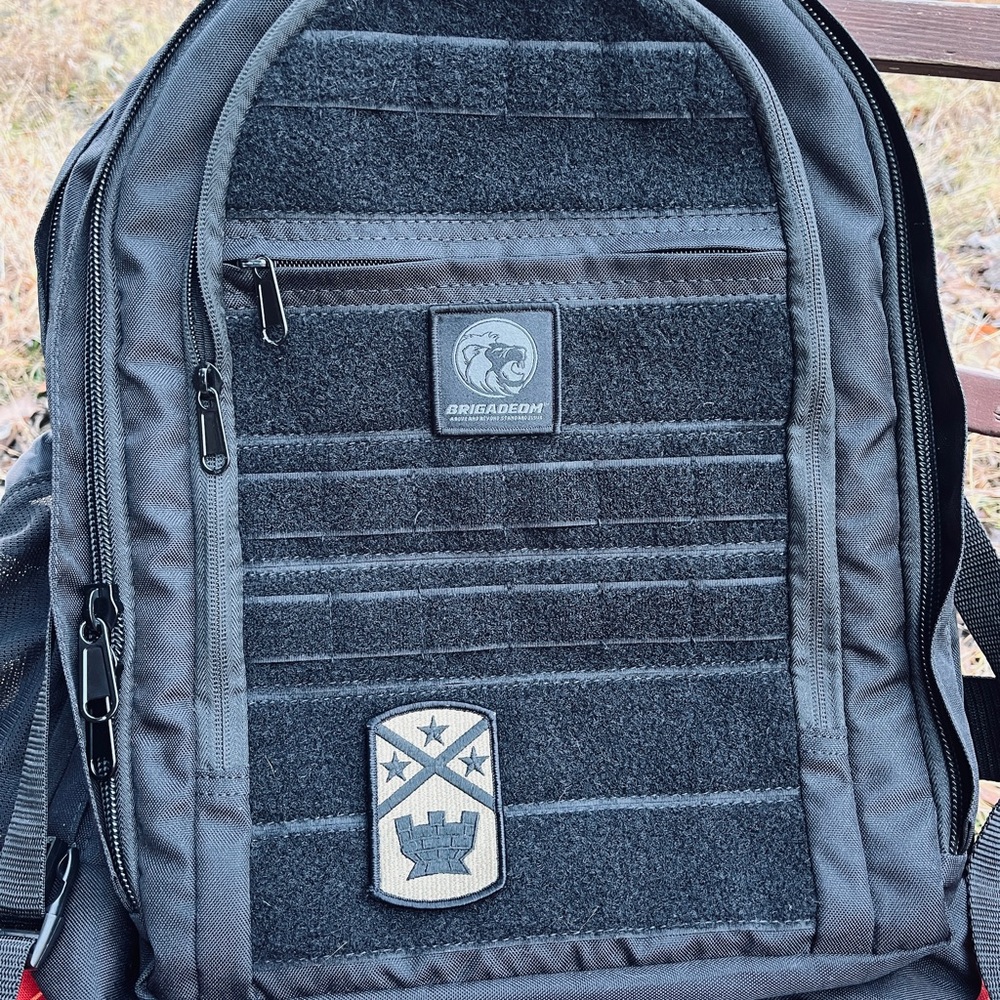 Brigade Qm Morale Patch Travel Backpack - image 1